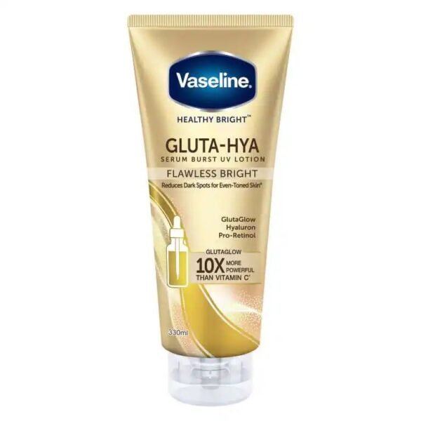 Vaseline gluta hya flawless bright lotion 300ml (package may vary)