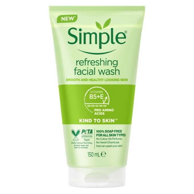 Simple refreshing facial wash (150ml)