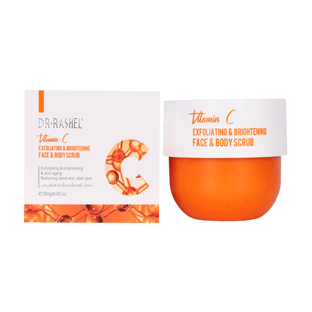 img_5612 Dr rashel vitamin C EXFOLIATING & BRIGHTENING FACE & BODY SCRUB 250G - Image 1