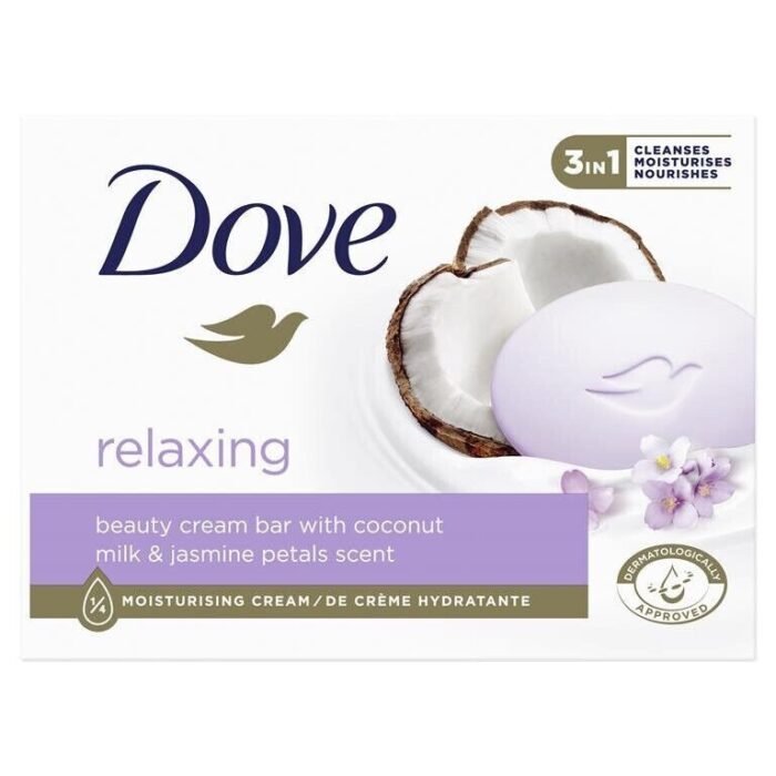 Dove relaxing bar soap | single bar 90g - Image 1
