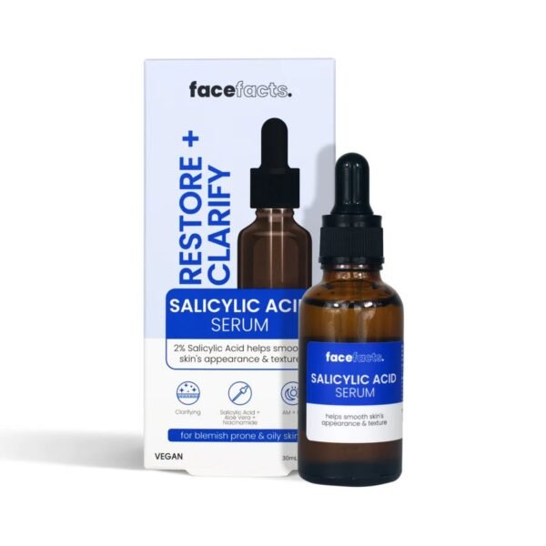 Face facts restore + clarify salicylic acid serum 30ml