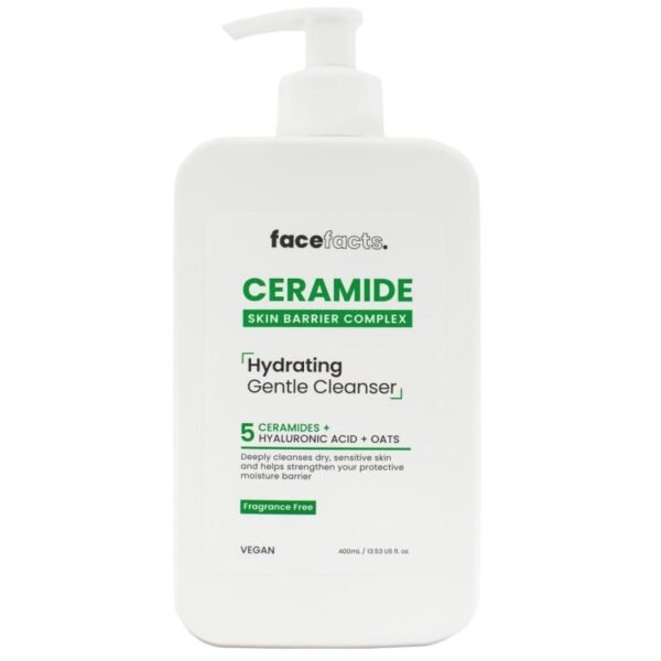 Face facts ceramide hydrating gentle cleanser 400ml