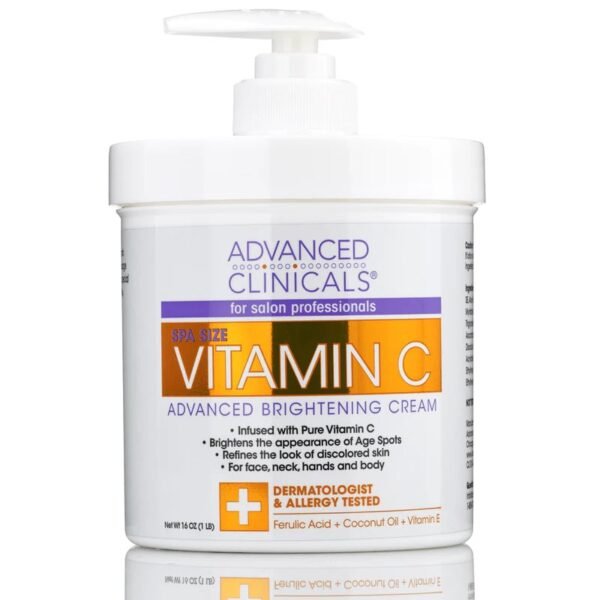 Advanced Clinicals vitamin C body lotion 454g