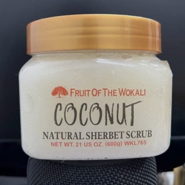 Fruit of wokali coconut body scrub 600G