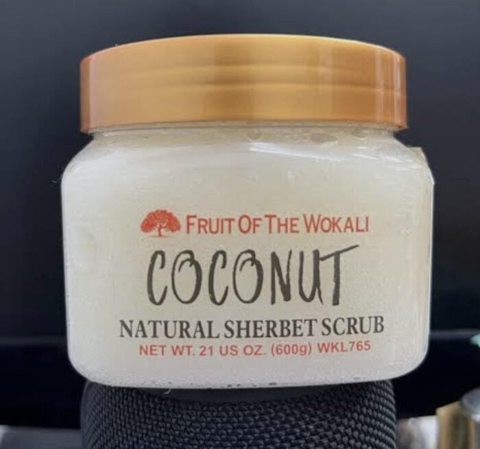 Fruit of wokali COCONUT body scrub 600G - Image 1