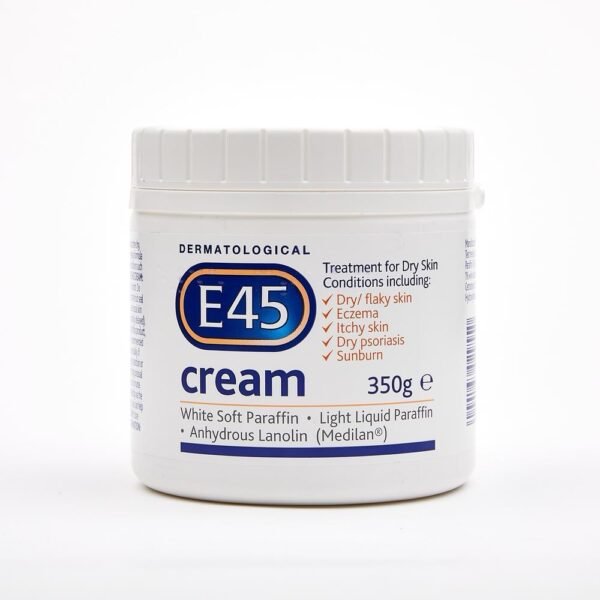 E45 cream 350g packaging may vary