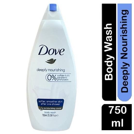 Dove Deeply Nourishing Body Wash 750ml (Package may Vary)