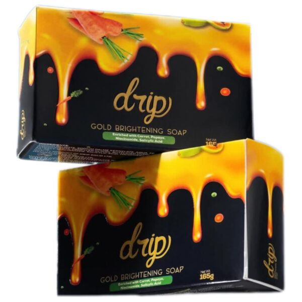 Drip gold brightening soap 165g | Single bar