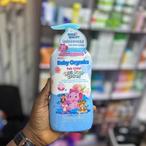 Baby Organics fair child kids lotion 500ml (LICORICE & AMINO ACID)