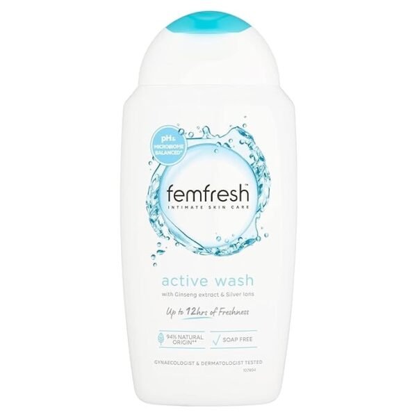 Fem fresh active feminine wash 250ml