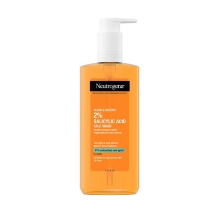 Neutrogena 2% salicylic acid face wash