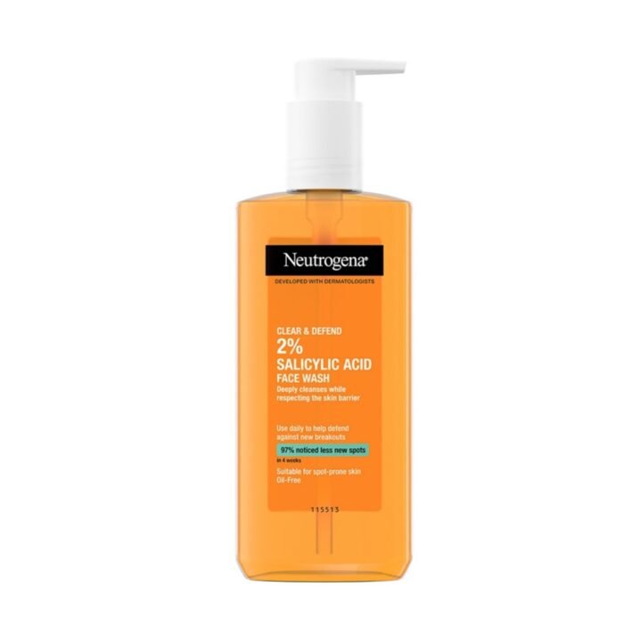 Neutrogena 2% salicylic acid face wash - Image 1