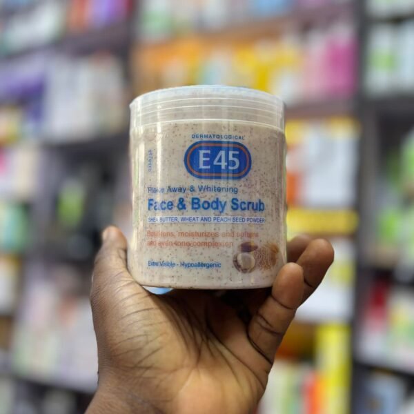 E45 Flake Away & Whitening Face And Body Scrub [500g]