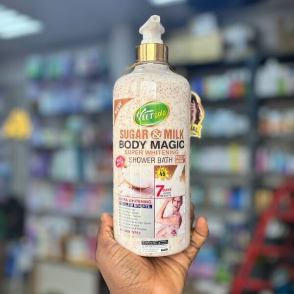 VEET GOLD Sugar And Milk Body Magic Super Whitening Shower Gel [1000ml]
