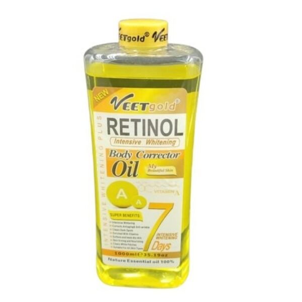 Veet Gold Retinol body correcting oil 1000ml