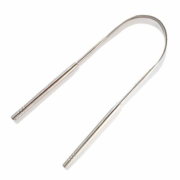 Steel Tongue Scraper (shapes may vary)