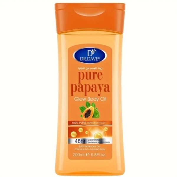 Dr Davey Pure Papaya Glow body oil 200ml