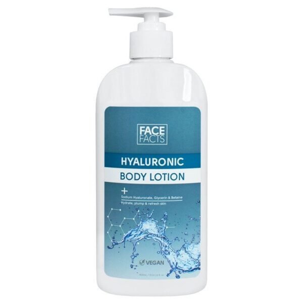 Face facts hyaluronic body lotion
