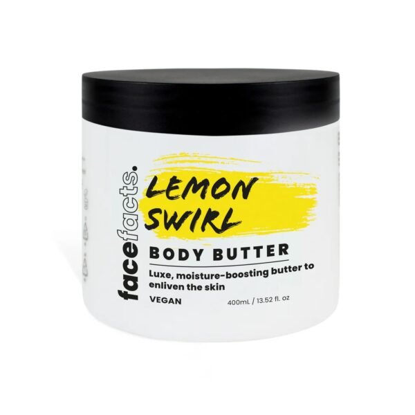 Face facts lemon swirl body butter