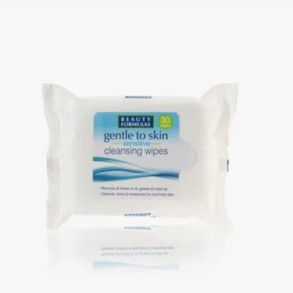 Beauty formula gentle to skin sensitive cleansing wipes