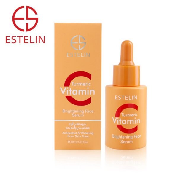Estelin tumeric vitamin C brightening serum