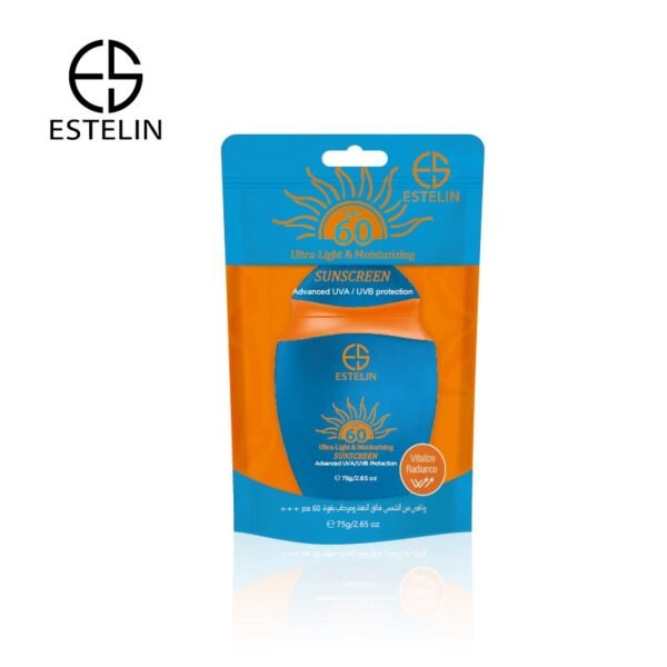 Estelin ultra light & Moisturizing sunscreen spf 60+ 75g