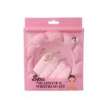 Sweet beauty  face spa headband & wrist band set