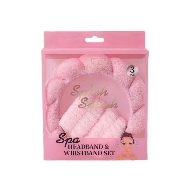 Sweet beauty face spa headband & wrist band set