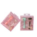 Ruby face facial massage kit ( face brush & jade roller