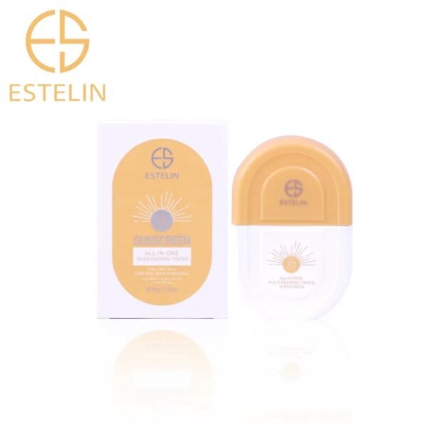 Estelin spf 70+ all in one multi defense tinted sunscreen 50g