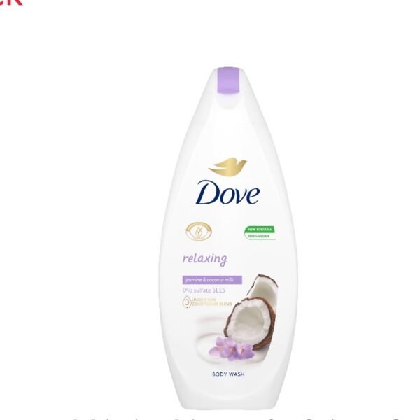 Dove Relaxing Jasmine & Coconut Milk Bpdy Wash 750ml