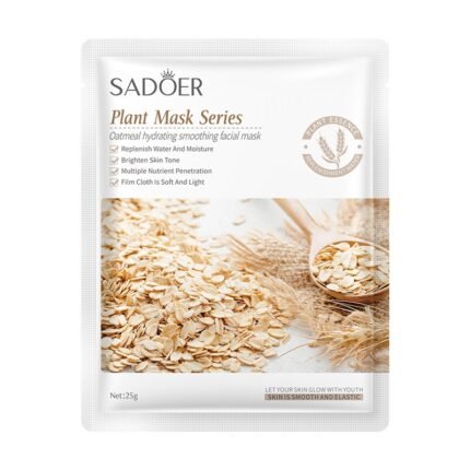 Sadoer oatmeal hydrating soothing mask plant mask series