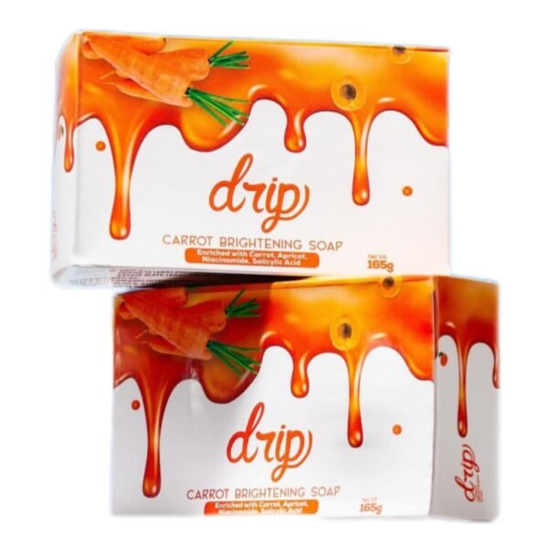 Drip carrot brightening soap 165g | single bar