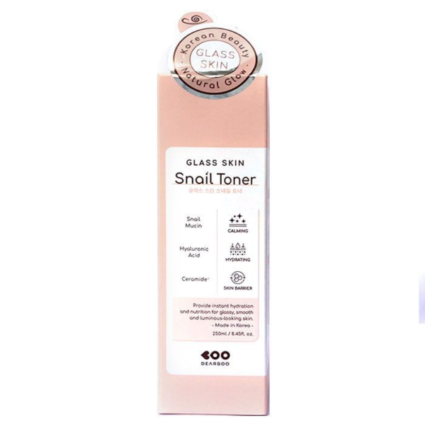 DEAR BOO -Glass Skin Snail Mucin Toner 250ml