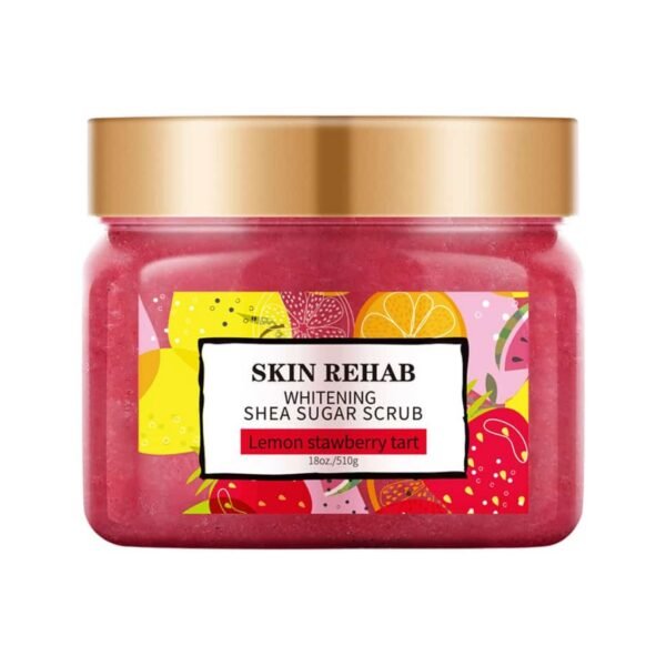 Skin Rehab Whitening Shea Sugar Scrub LEMON STRAWBERRY TART 510g