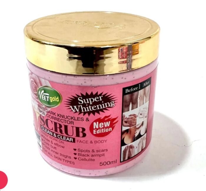 Veet gold anti dark knuckles & skin corrector body scrub - Image 1