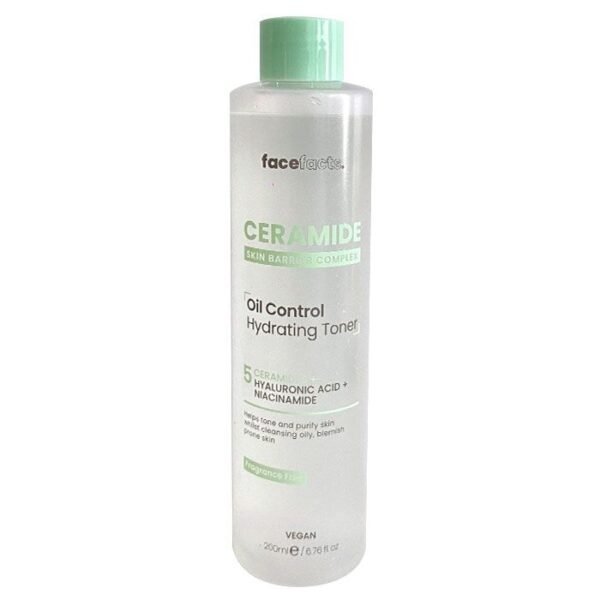 Face Facts Ceramide Oil Control Hydrating Toner - 200ml
