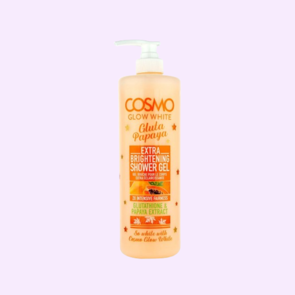 Cosmo Glow White Gluta papaya Extra Brightening Shower Gel 1000ml