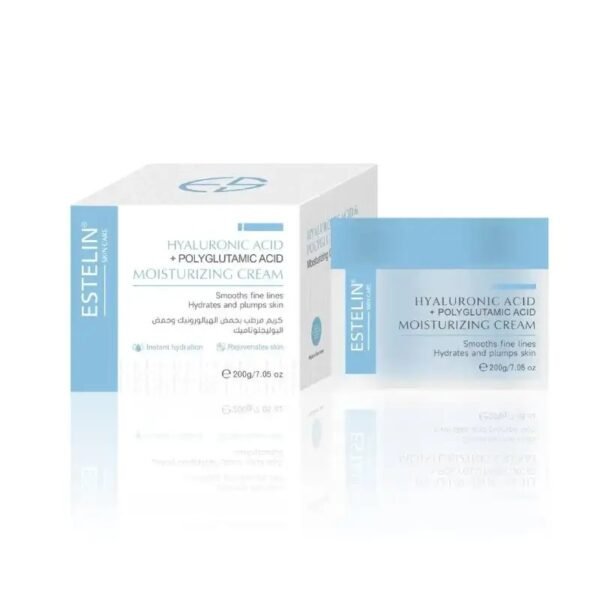 Estelin Hyaluronic Acid + Polyglutamic Acid Moisturizing Face Cream [200ml]