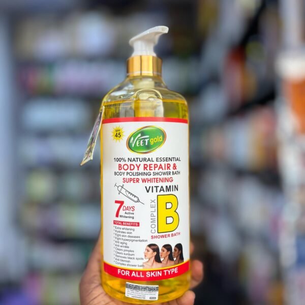 Veet Gold Vitamin B Complex Shower Bath 1000ml