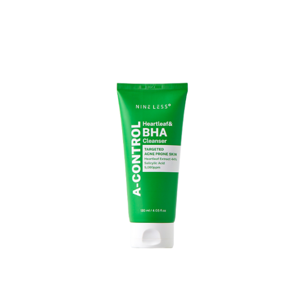 Nineless A-Control Heartleaf & BHA Cleanser (120ml)