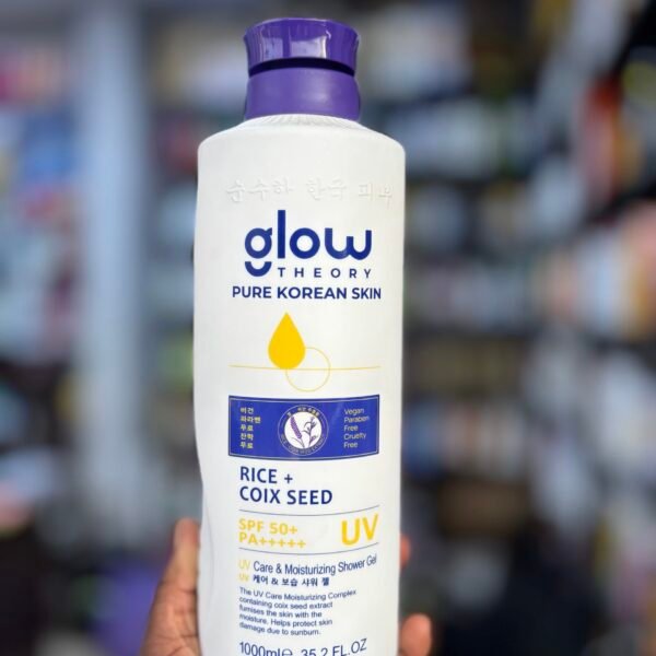 GLOW THEORY RICE &COIX SEED wash WITH SPF 50 (1000ml)