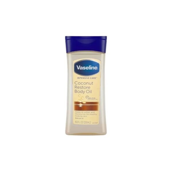 Vaseline Intensive Care Coconut Restore Body Oil – 6.8 Fl Oz (200ml)