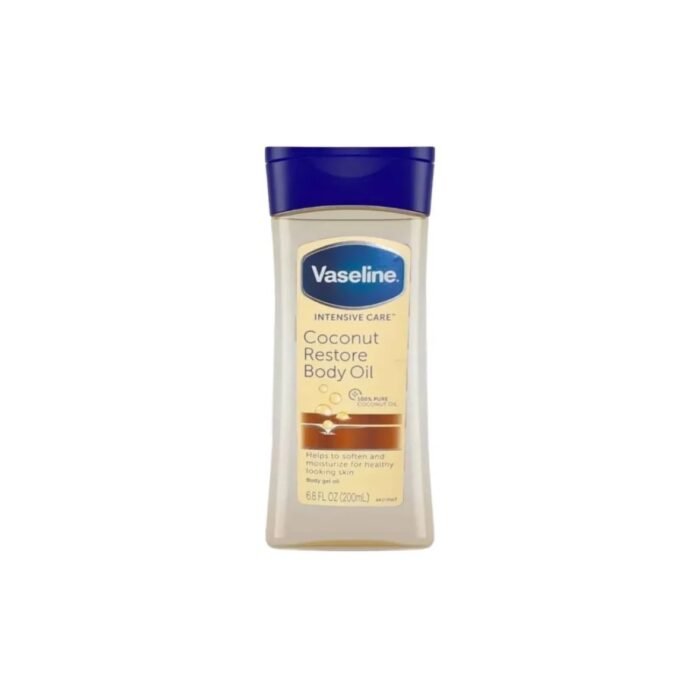 Vaseline Intensive Care Coconut Restore Body Oil – 6.8 Fl Oz (200ml) - Image 1