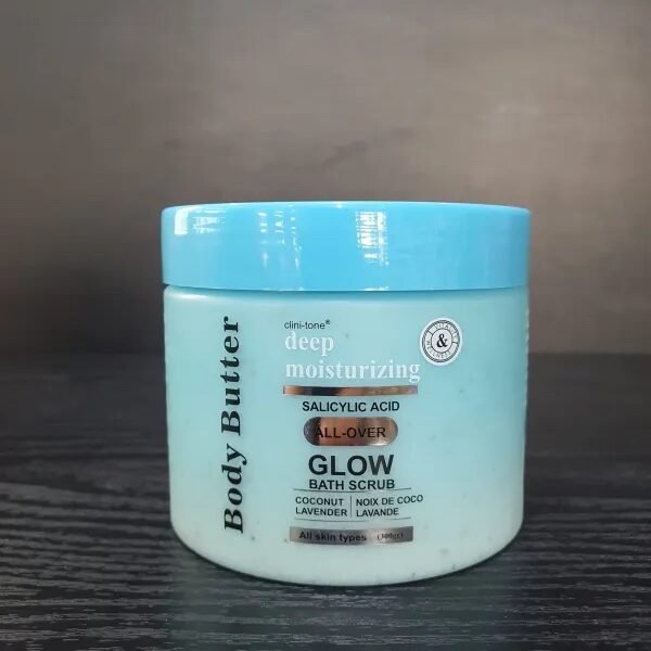 Clinitone Deep Moisturizing Salicylic Acid Glow Bath Scrub 300g