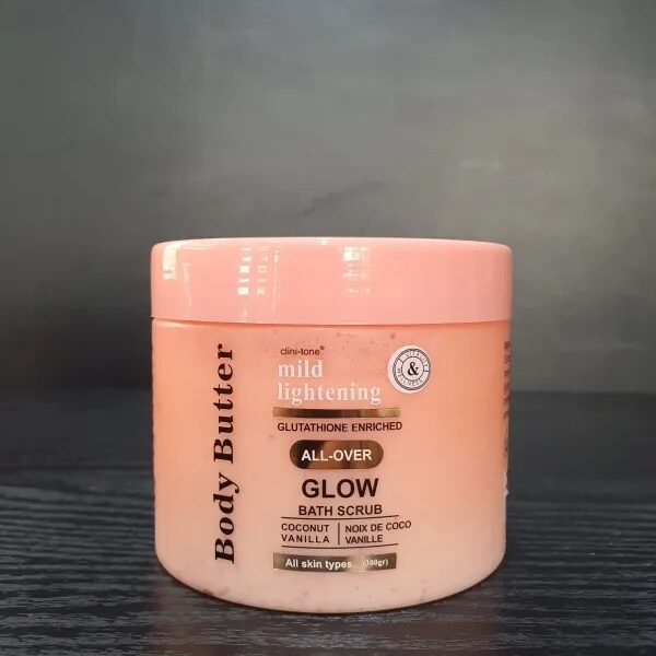 Clinitone Mild Lightening Glow Bath Scrub 300g