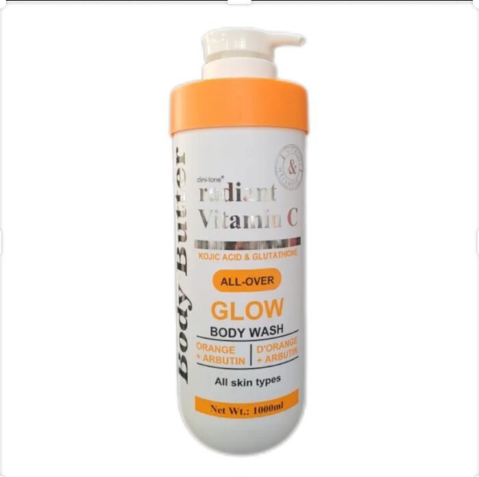 Clinitone Radiant Vitamin C Glow Body Wash 1000ml - Image 1