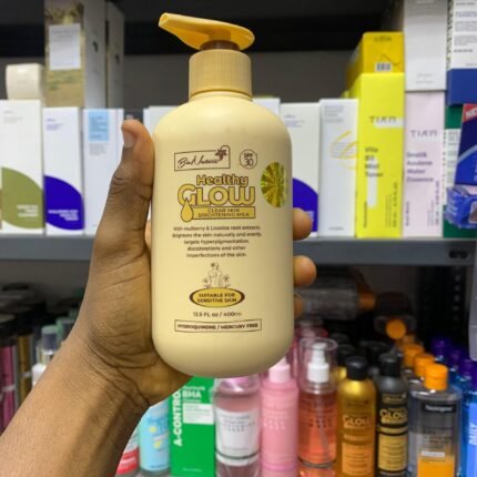 Bio nature healthy glow clear skin brightening milk lotion 400ml