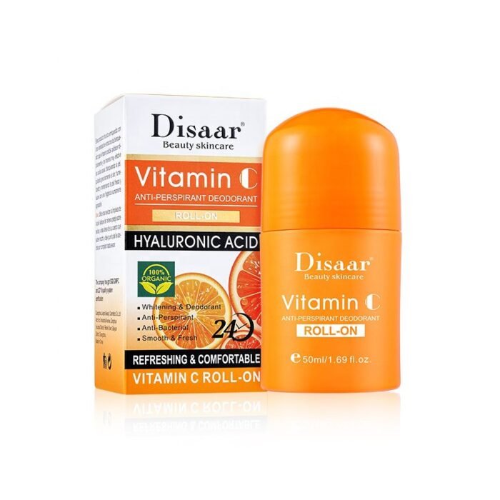 Disaar Vitamin C + Hyaluronic Acid Anti perspirant deodorant Roll on - Image 1