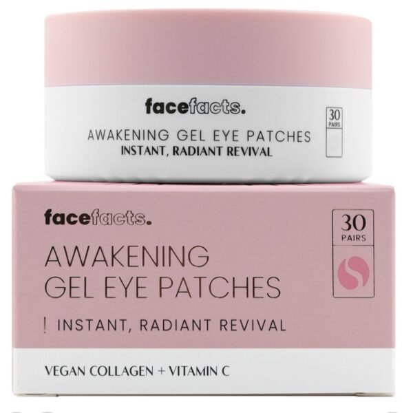 Face facts awakening gel eye patches| 30 pairs